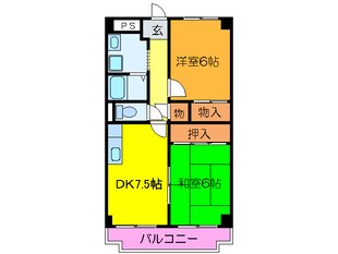 フェリス旭ヶ丘の物件間取画像